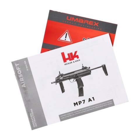 Replika pistolet maszynowy ASG Heckler&Koch MP7 A1 6 mm BB elektryczna