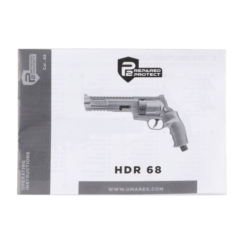 Rewolwer na kule gumowe P2P HDR 68 kal. 68 CO2 pomarańczowy