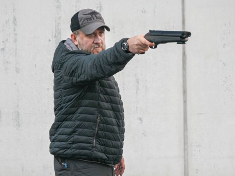 Strzelba lupara obrzyn na kule gumowe RAM Umarex T4E HDS 68 kal. .68 CO2