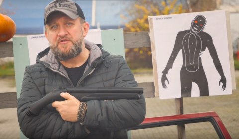 Strzelba lupara obrzyn na kule gumowe RAM Umarex T4E HDS 68 kal. .68 CO2