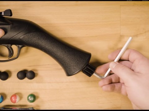 Strzelba lupara obrzyn na kule gumowe RAM Umarex T4E HDS 68 kal. .68 CO2