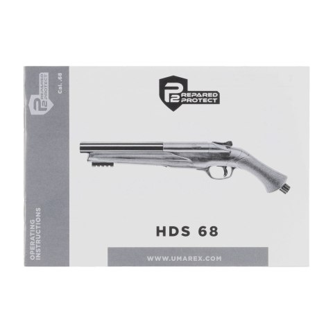 Strzelba na kule gumowe P2P HDS 68 kal. 68 CO2 pomarańczowa