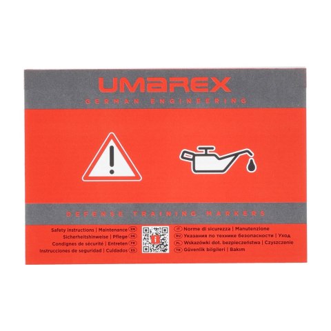 Strzelba na kule gumowe P2P HDS 68 kal. 68 CO2 pomarańczowa