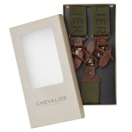 Szelki Chevalier Logo Dark green