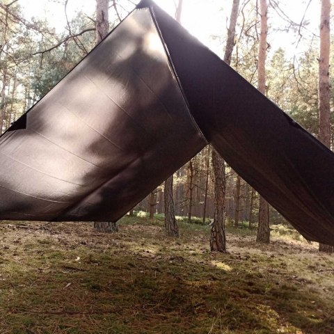 Tarp TigerWood 3 m x 3 m czarny
