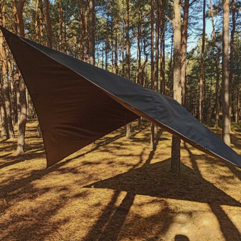Tarp TigerWood 3 m x 3 m czarny