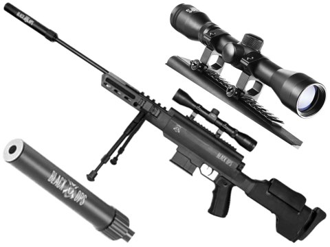 Wiatrówka Black Ops Sniper 5,5 mm z lunetą 4x32