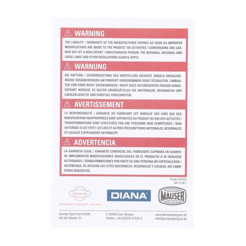 Wiatrówka Diana Trailscout CO2 drewno 5,5 mm