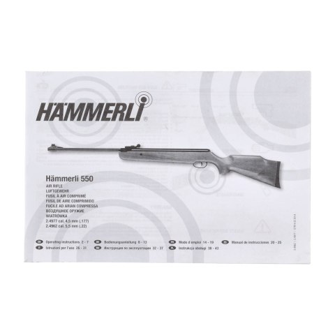 Wiatrówka Hämmerli 550 4,5 mm sprężynowa