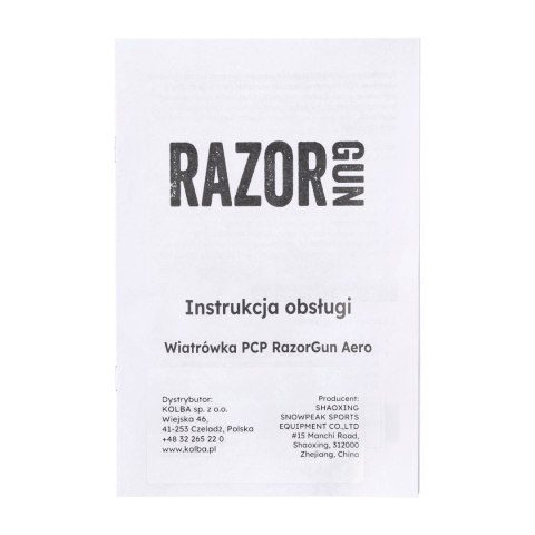 Wiatrówka PCP RazorGun Aero 4,5 mm