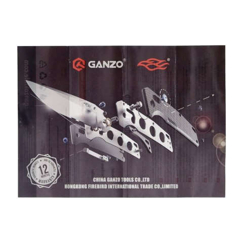 Nóż motylkowy Ganzo Firebird G766-BK