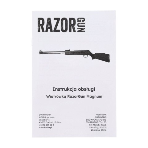 Wiatrówka RazorGun Magnum 4,5 mm z lunetą celowniczą 4x20