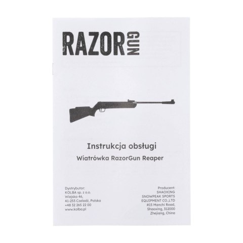 Wiatrówka RazorGun Reaper 5,5 mm z lunetą celowniczą 4x20