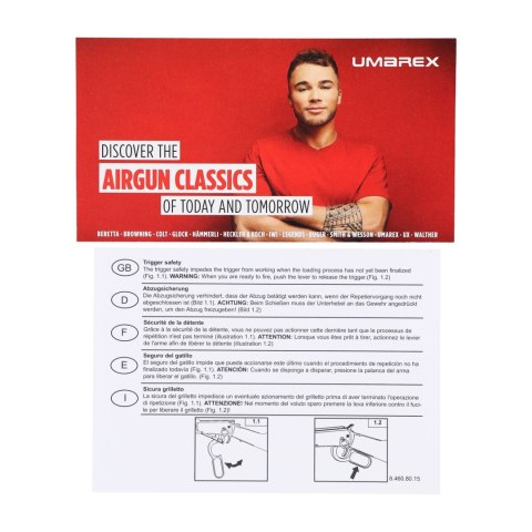 Wiatrówka Walther Lever Action Steel Finish 4,5 mm CO2