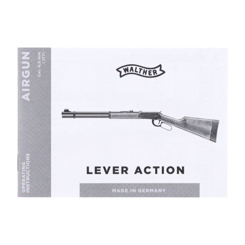 Wiatrówka Walther Lever Action Steel Finish 4,5 mm CO2