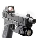Wysokie przyrządy celownicze DTF Analog Sights High do Glock Gen 5 MOS - Black On Black