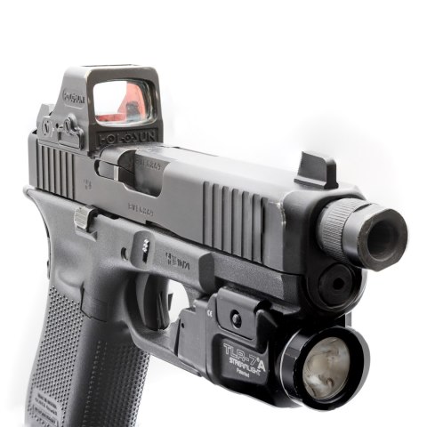 Wysokie przyrządy celownicze DTF Analog Sights High do Glock Gen 5 MOS - Black On Black