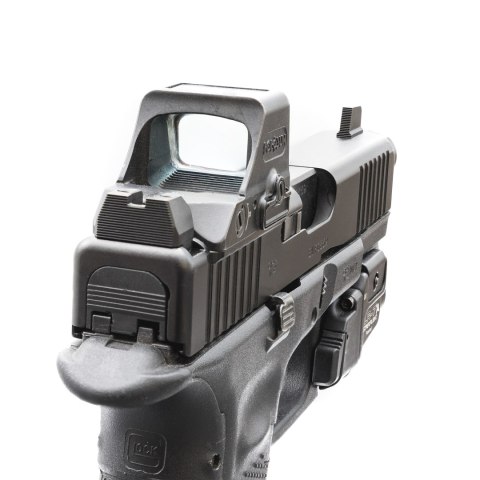 Wysokie przyrządy celownicze DTF Analog Sights High do Glock Gen 5 MOS - Black On Black