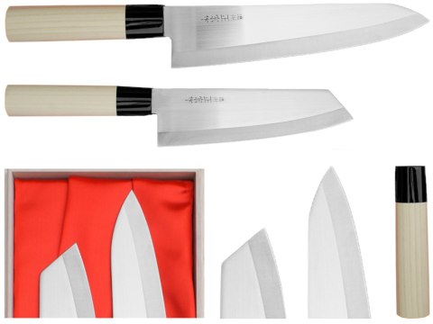 Zestaw noży kuchennych Satake Megumi nóż Bunka / Szefa kuchni