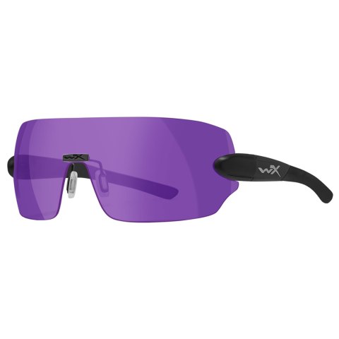 Okulary strzeleckie Wiley X Detection 1205 clear / yellow / orange / purple / copper, matowe czarne oprawki