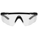 Okulary taktyczne Wiley X Saber Advanced 303 clear, czarne oprawki