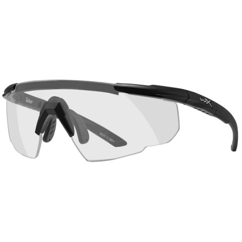 Okulary taktyczne Wiley X Saber Advanced 303 clear, czarne oprawki