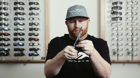 Okulary taktyczne Wiley X Saint CHSAI06 grey / clear / light rust, czarne oprawki