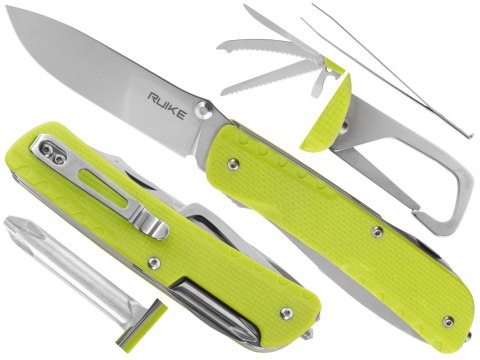 Scyzoryk Ruike LD43 wielofunkcyjny, zielony