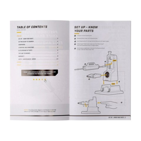 Ostrzałka do noży Work Sharp Precision Adjust Elite + stabilizator