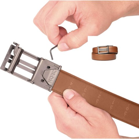 Pas strzelecki Kore Essentials Leather Gun Belt X1 tan