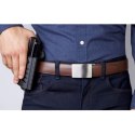 Pas strzelecki Kore Essentials Leather Gun Belt X4 brązowy
