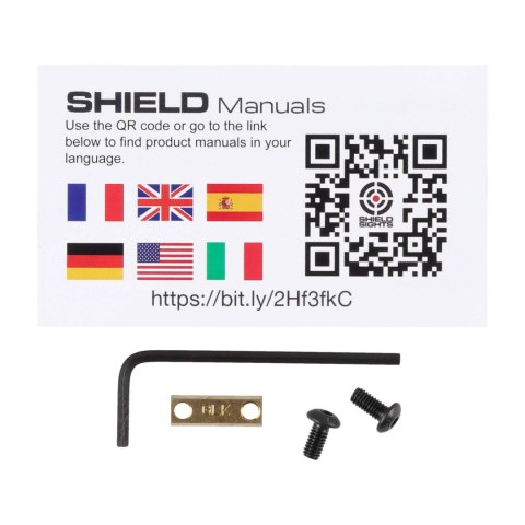 Płytka montażowa Shield Sights Glock 17 i 19 Shield SMS/RMS