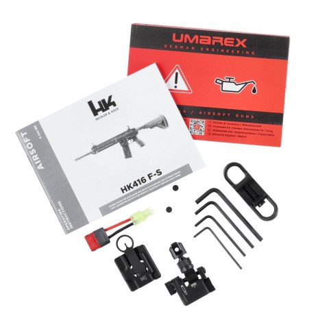 Replika karabinek ASG H&K Heckler&Koch HK416 AEG F-S 6 mm elektryczna