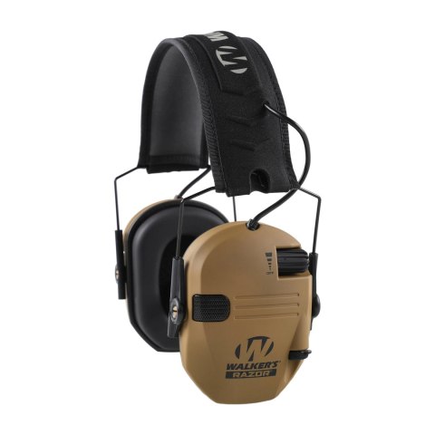 Aktywne ochronniki słuchu Walker's Razor Slim brązowe GWP-RSEM-BB