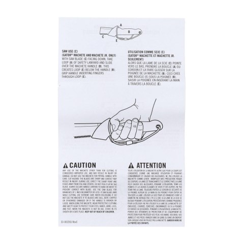 Maczeta Gerber Gator Bush