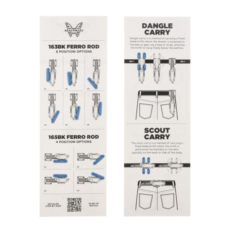 Nóż survivalowy Benchmade 165BK Mini Bushcrafter