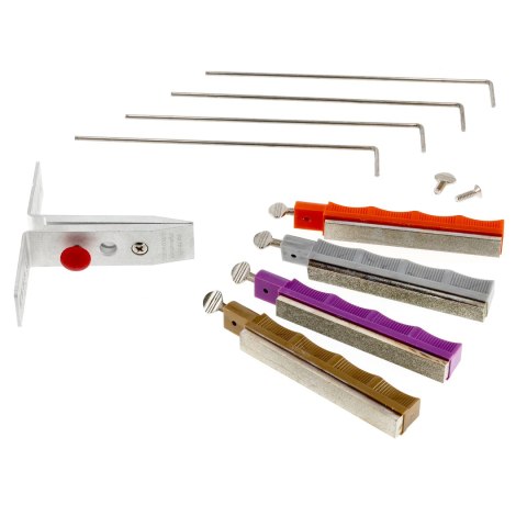 Ostrzałka, zestaw do ostrzenia diamentowy 4 cz. Lansky LKDMD