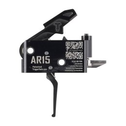 Spust Triggertech AR15 Adaptable PVD Black Flat- język spustowy prosty - Two Stage