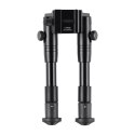 Dwójnóg UTG Shooter's SWAT Bipod Rubber Feet 6,2" - 6,7" Picatinny, czarny