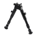 Dwójnóg UTG Shooter's SWAT Bipod Rubber Feet 6,2" - 6,7" Picatinny, czarny