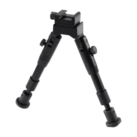 Dwójnóg UTG Shooter's SWAT Bipod Rubber Feet 6,2" - 6,7" Picatinny, czarny