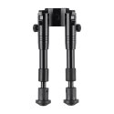 Dwójnóg UTG Shooter's SWAT Bipod Rubber Feet 6,2" - 6,7" Picatinny, czarny