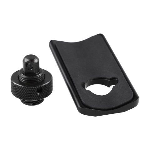 Dwójnóg UTG Shooter's SWAT Bipod Rubber Feet 6,2" - 6,7" Picatinny, czarny