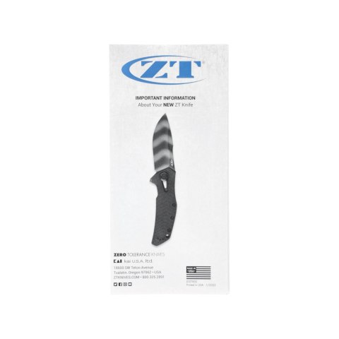 Nóż składany Zero Tolerance ZTSinkevich 0452CF
