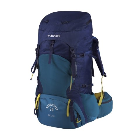 Plecak Alpinus Woodpecker 70, granatowo-zielony