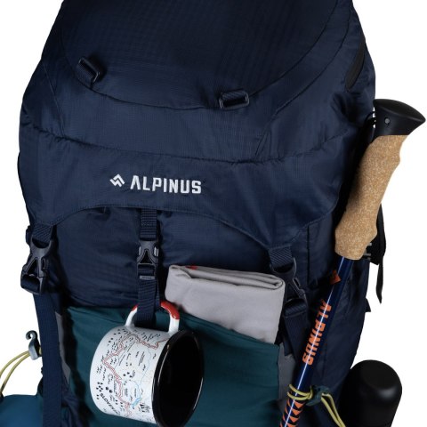 Plecak Alpinus Woodpecker 70, granatowo-zielony