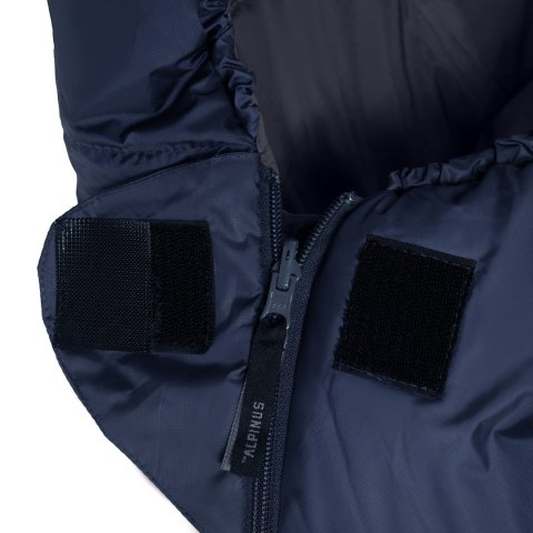 Śpiwór Alpinus Fiber Pro 1500 dla leworęcznych, granatowy
