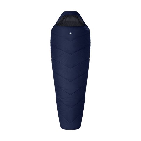 Śpiwór Alpinus Fiber Pro 1500 dla praworęcznych, granatowy