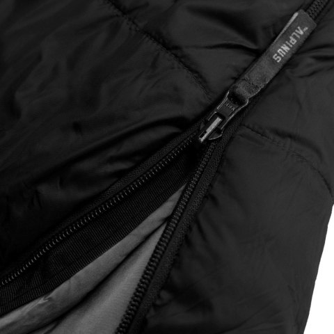 Śpiwór Alpinus Survival 1100 czarny dla praworęcznych