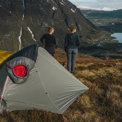 Śpiwór puchowy Robens Serac 300 dla praworęcznych -4C (195 cm) - czarny